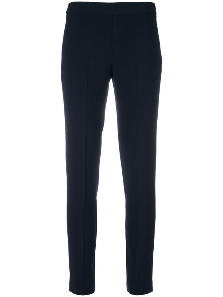 D.exterior High-waisted Skinny Trousers - Blue