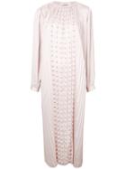 Donnah Mabel - Pleated Detail Dress - Women - Polyester - 0, Pink/purple, Polyester