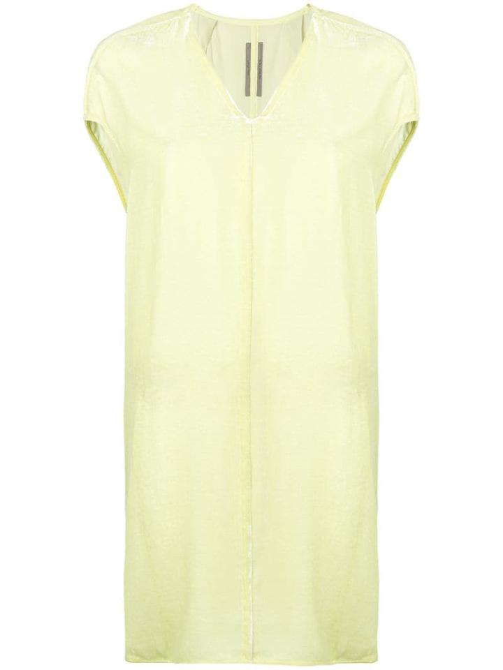 Rick Owens Satin Slip-on Dress - Green