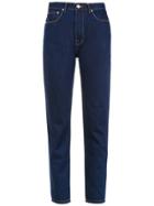 Amapô High Waist Mom Jeans - Blue
