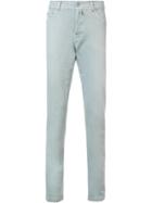 Kiton Straight-legged Jeans, Men's, Size: 33, Green, Cotton/spandex/elastane
