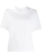 Zilver Slash Crew Neck T-shirt - White
