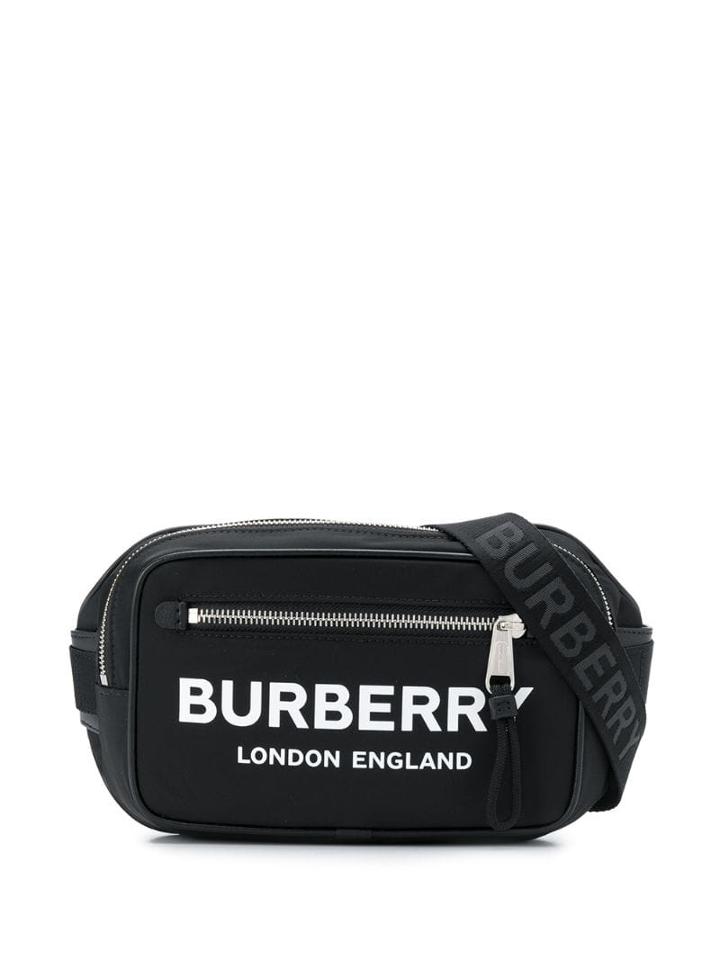 Burberry Logo-print Belt Bag - Black