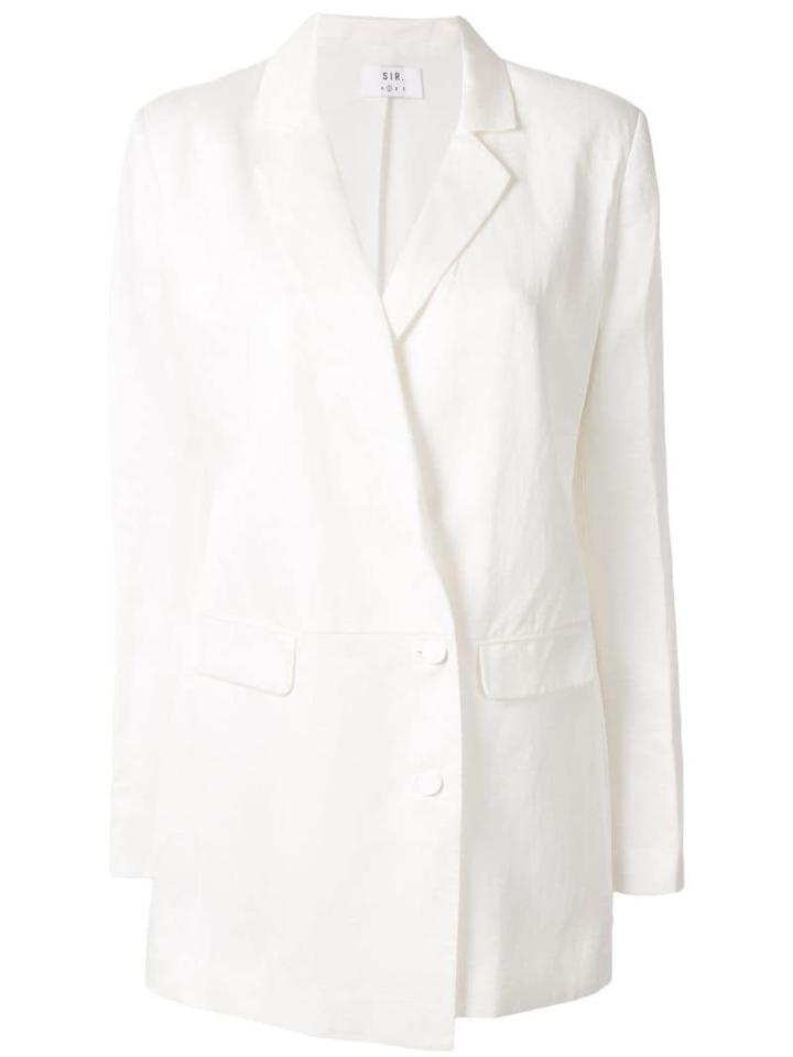Sir. Isa Blazer Dress - White