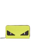 Fendi Bag Bugs Zip-around Wallet - Green