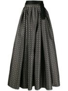 Etro Patterned Full Skirt - Grey