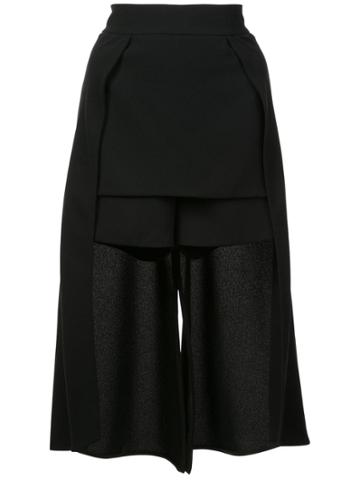 Valery Kovalska Elongated Back Shorts - Black