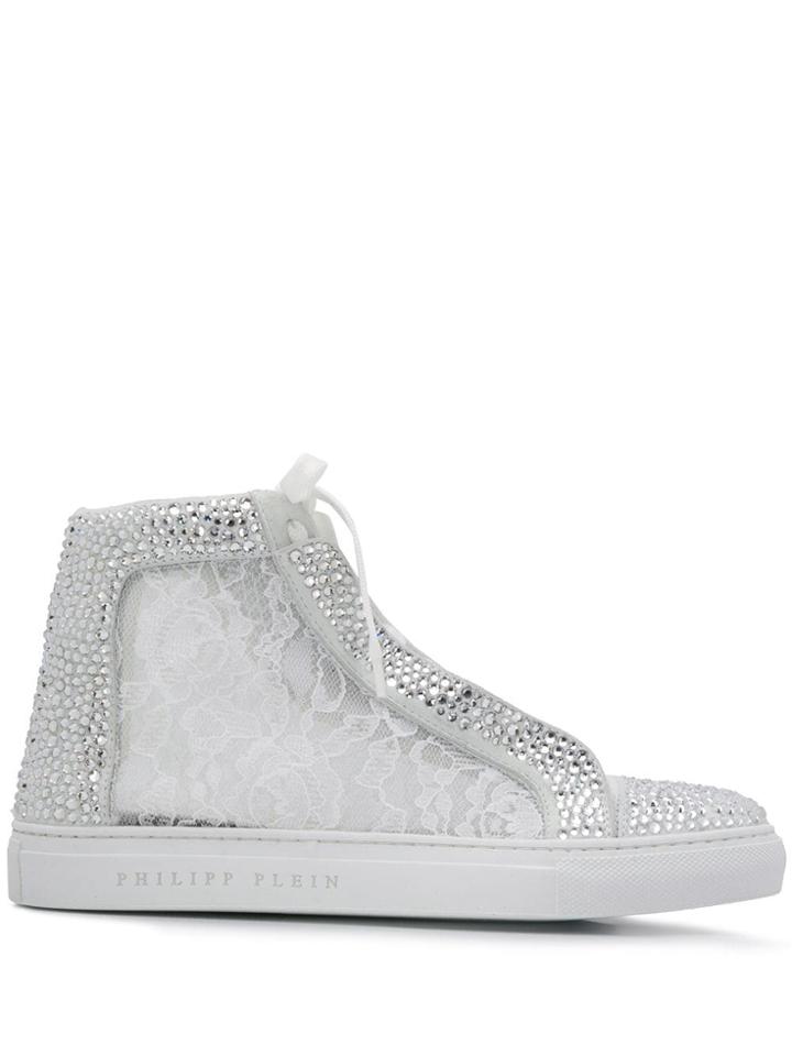 Philipp Plein Classic Hi-top Sneakers - White