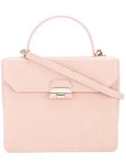 Furla Chiara Top Handle Bag, Women's, Nude/neutrals, Leather