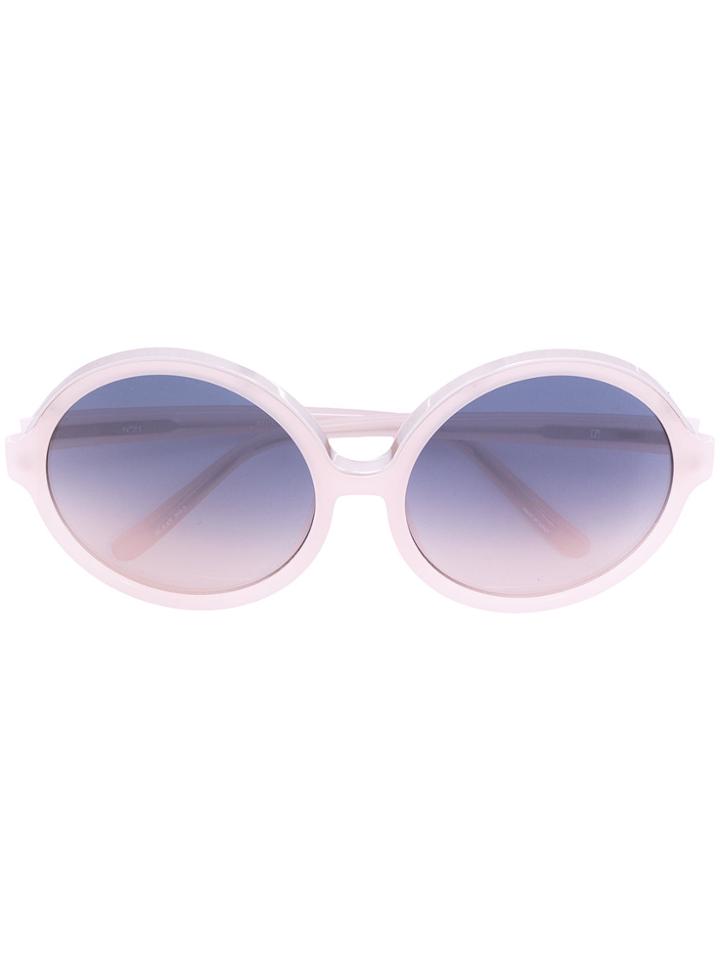 No21 Round Frame Sunglasses - Nude & Neutrals