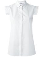 Cap Sleeve Shirt, Women's, Size: 38, White, Cotton, Maison Margiela
