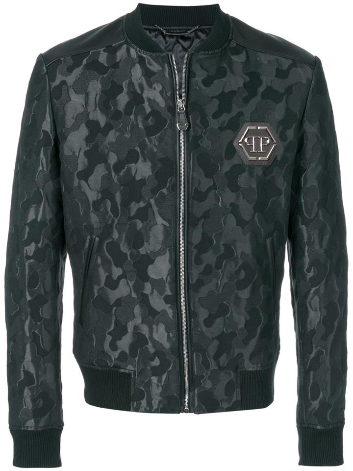 Philipp Plein Mercer Bomber Jacket - Black