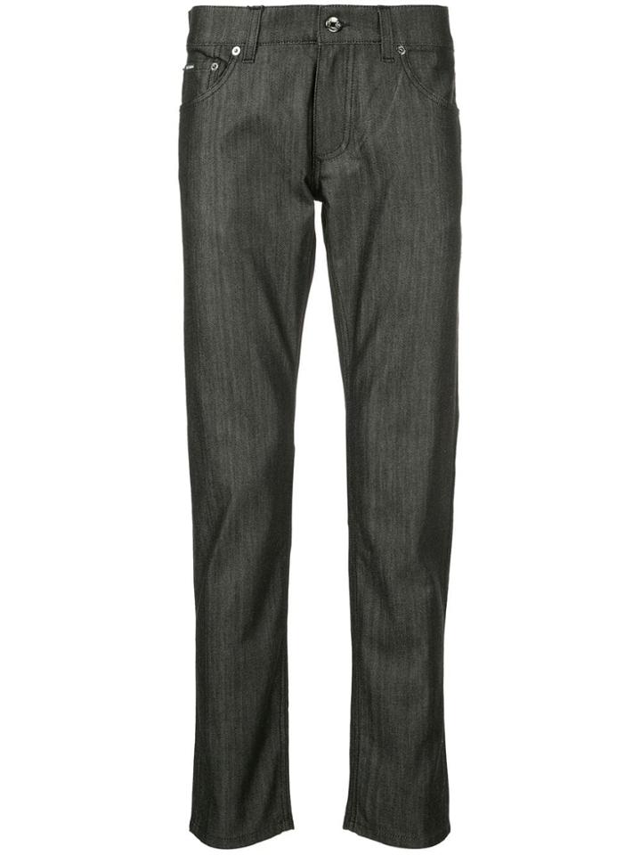 Dolce & Gabbana Straight-leg Jeans - Grey
