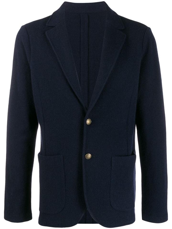 Eleventy Single-breasted Blazer - Blue