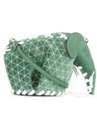 Loewe Elephant Crossbody Bag - Green