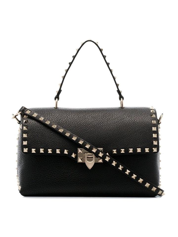 Valentino Valentino Garavani Rockstud Studded Leather Shoulder Bag -