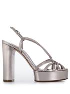 Casadei Platform Sandals - Silver