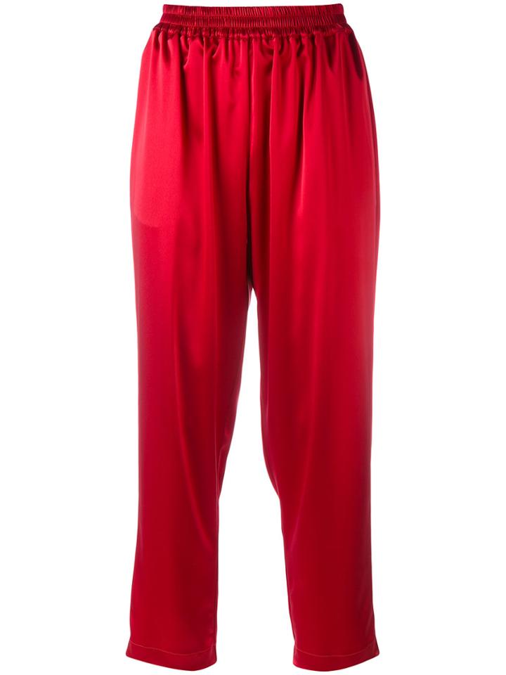 Gianluca Capannolo Cropped Trousers - Red