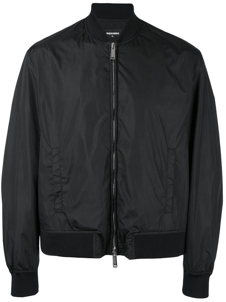 Dsquared2 - Classic Bomber Jacket - Men - Polyamide/polyurethane - 46, Black, Polyamide/polyurethane