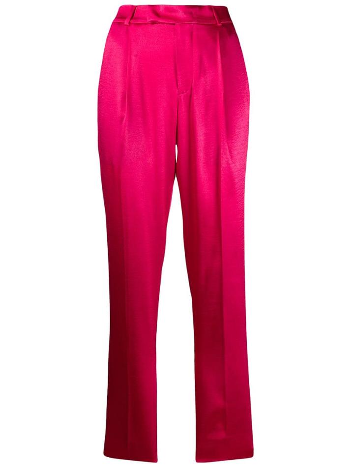 Philosophy Di Lorenzo Serafini High Waist Side Stripe Trousers - Pink