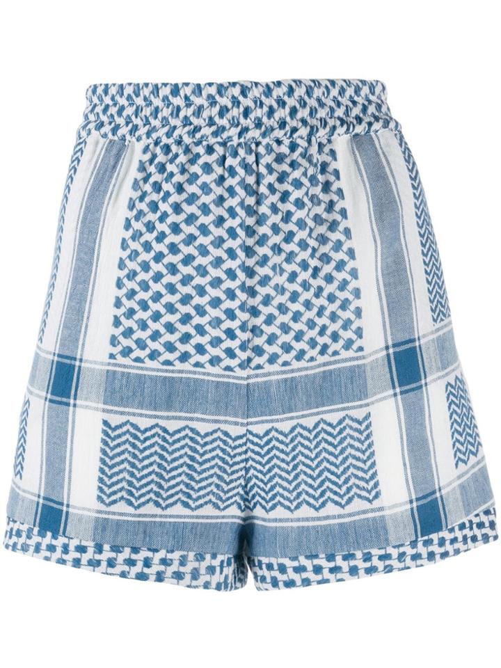 Cecilie Copenhagen 'printed Shorts' - Blue