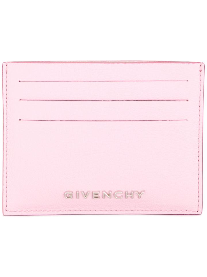 Givenchy Logo Cardholder Wallet - Pink & Purple