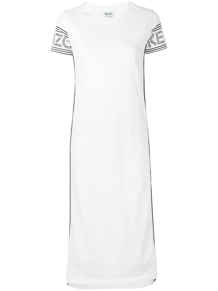 Kenzo Logo Dress - White