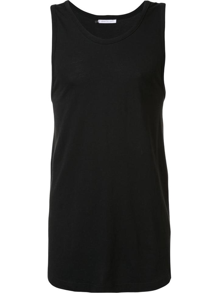 John Elliott 'curve' Tank Top, Men's, Size: Large, Black, Micromodal/supima Cotton