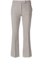 Akris Punto Cropped Tailored Trousers - Brown