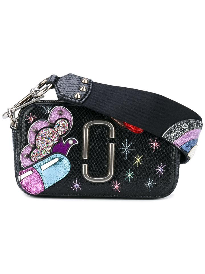 Marc Jacobs - Customized Snapshot Shoulder Bag - Women - Leather - One Size, Black, Leather