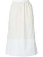 Joseph Colour Block Skirt - White