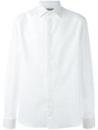 Alexander Mcqueen Oversized Textured Shirt, Men's, Size: 15 1/2, White, Cotton