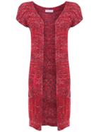 Mara Mac Knitted Cardigan - Red