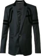 Philipp Plein One Button Blazer, Men's, Size: 50, Black, Viscose/virgin Wool