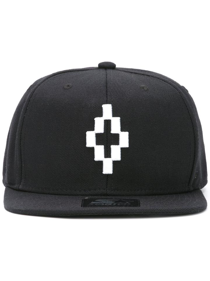 Marcelo Burlon County Of Milan Starter Cruz Cap, Men's, Black, Acrylic/wool/zinc
