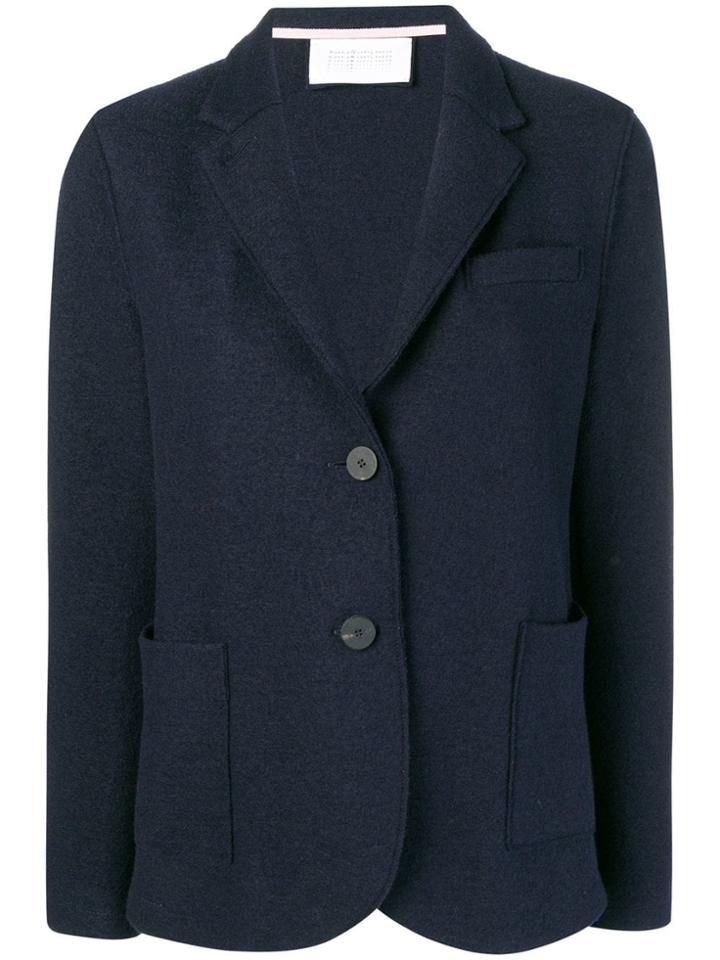 Harris Wharf London Knit Blazer - Blue