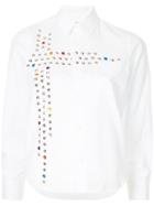 Junya Watanabe Comme Des Garçons Vintage Stud And Jewel Shirt - White