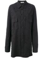 Faith Connexion Embellished Shirt Jacket, Women's, Size: Xs, Black, Cotton/lyocell/spandex/elastane/polyester