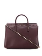Valentino Valentino Garavani Rockstud Tote - Purple