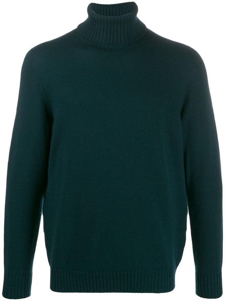 Drumohr Turtleneck Jumper - Green