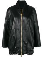 Alberta Ferretti Oversized Reversible Jacket - Black