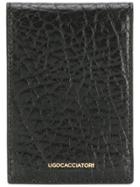 Ugo Cacciatori Folded Card Holder - Black