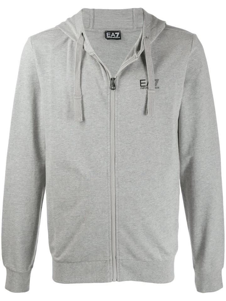 Ea7 Emporio Armani Hooded Sweatshirt - Grey