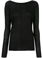 Alexandre Vauthier Fine Knit Jumper - Black