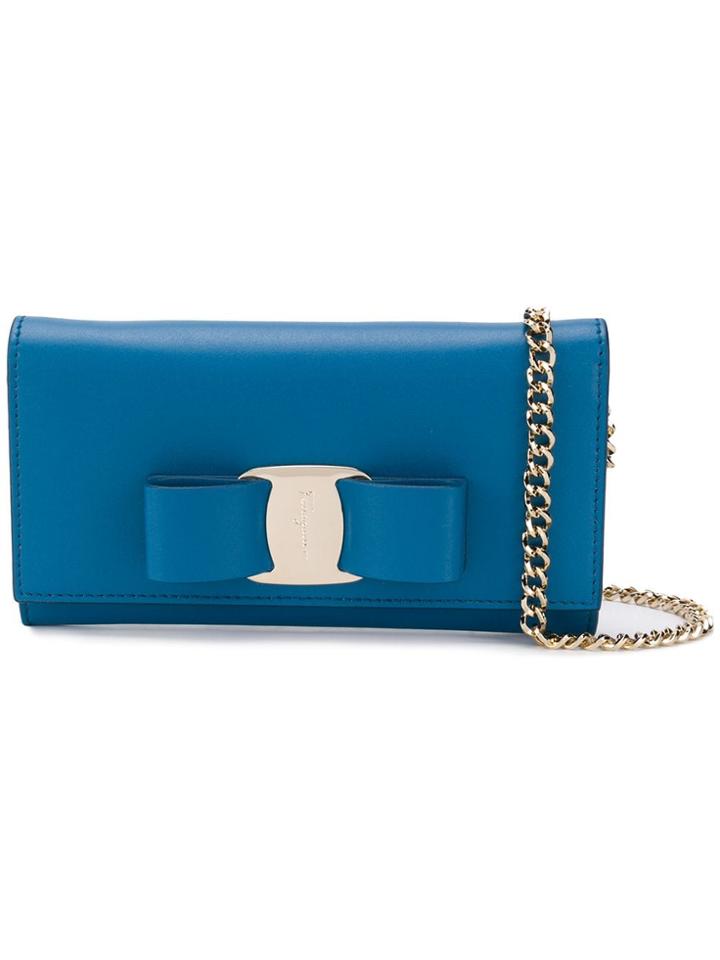 Salvatore Ferragamo Vara Crossbody Bag - Blue