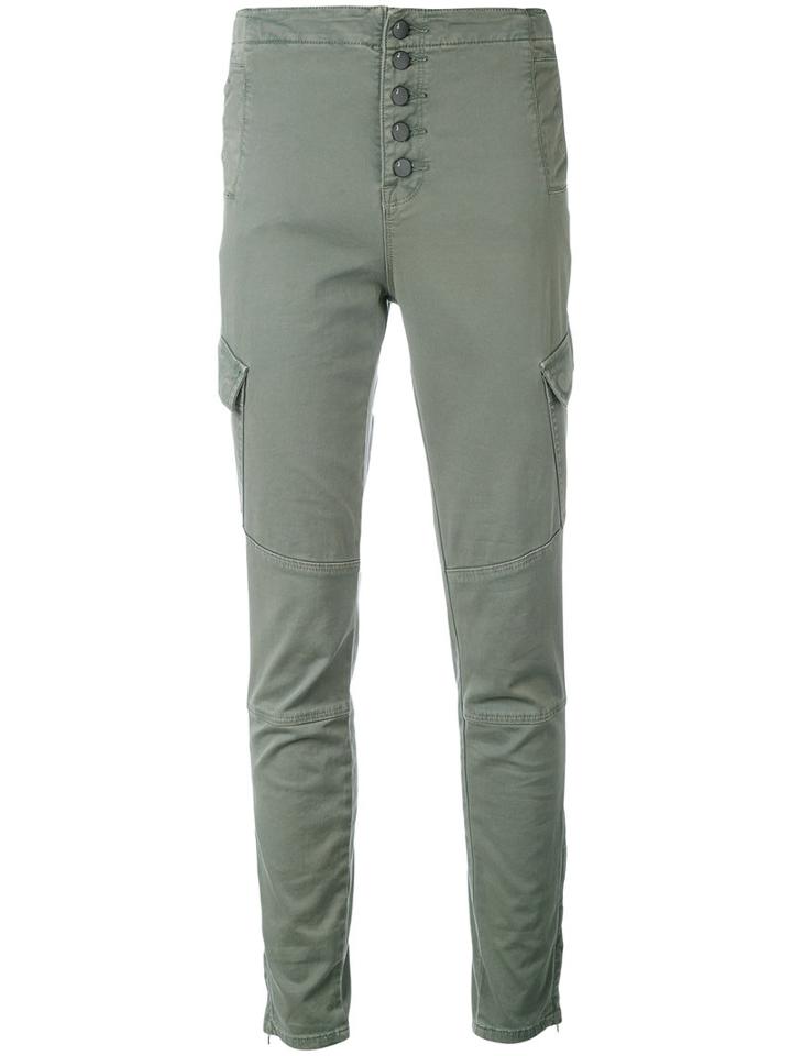 J Brand - Utility Trousers - Women - Cotton/polyester/polyurethane - 26, Green, Cotton/polyester/polyurethane