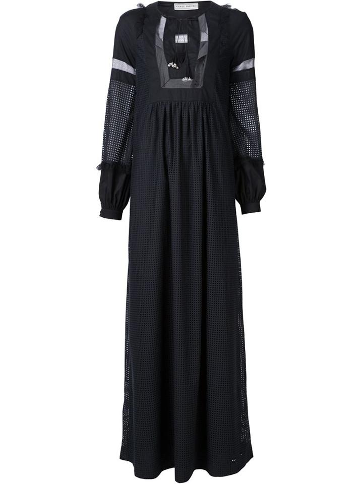 Veronique Branquinho Perforated Cut Out Dress