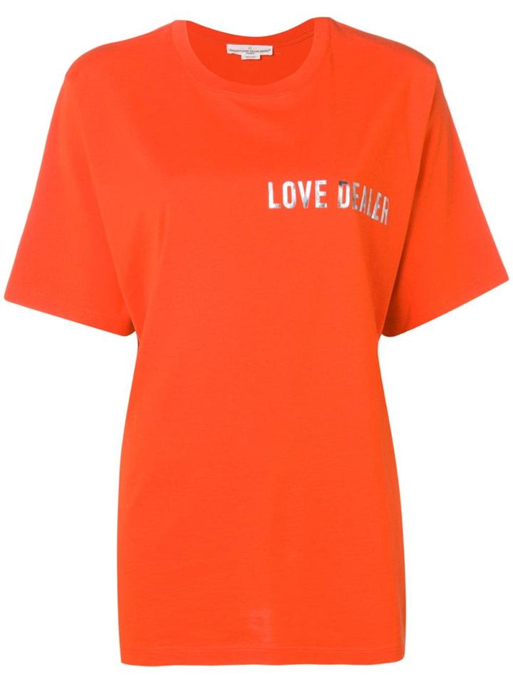 Golden Goose Deluxe Brand Printed T-shirt - Orange