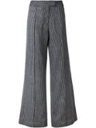 Strateas Carlucci Striped Flared Trousers