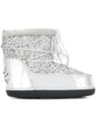 Philipp Plein Glitter Ankle High Boots - Metallic